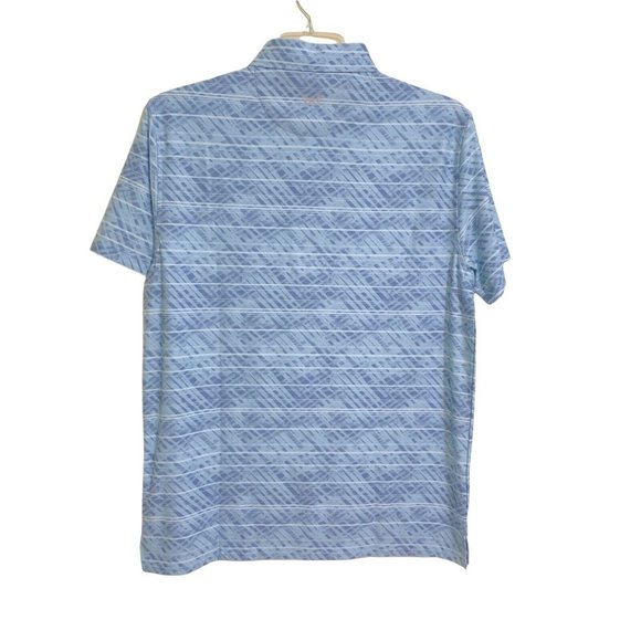 Hickey Freeman Golf Short Sleeve Polo Shirt Blue - Picture 6 of 6